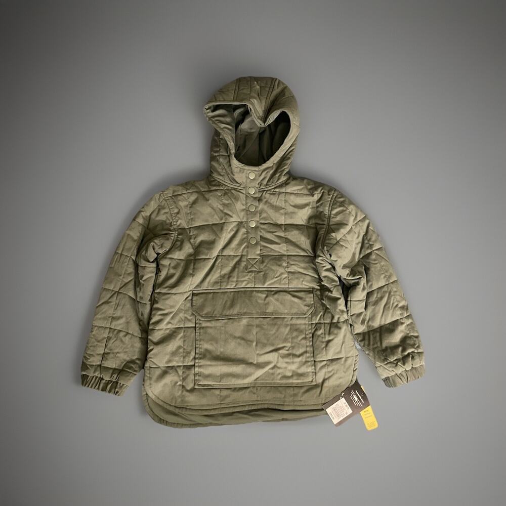 Kids Size Small 6/7 Art Class Green Jacket Half Button Front Pocket NWT